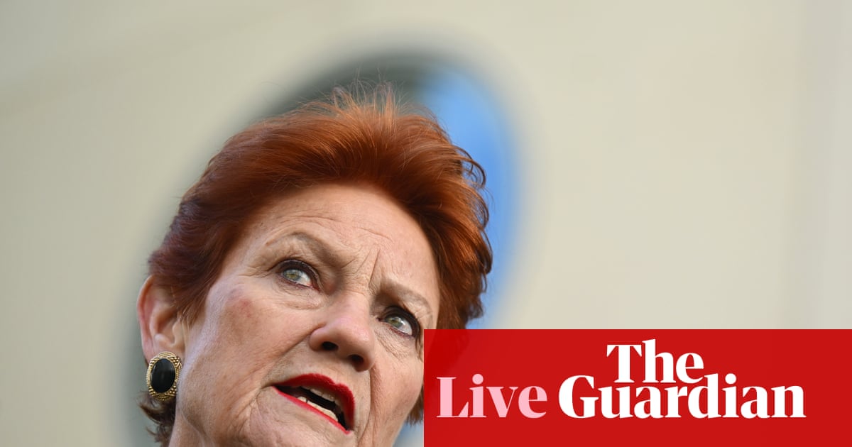 Politics live: One Nation reveals ‘net-negative’ migration policy; electrifying push for Australians to save $5,000 a year